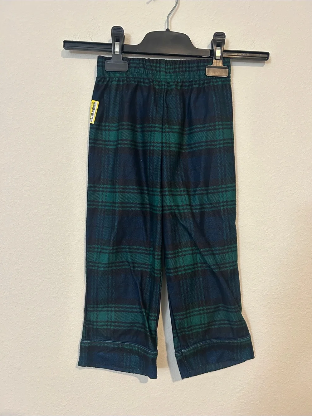 Wondershop Boys Plaid Flannel Pajama Set - Navy & Green